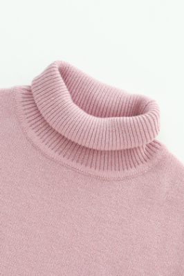 TURTLENECK SWEATER-PINK