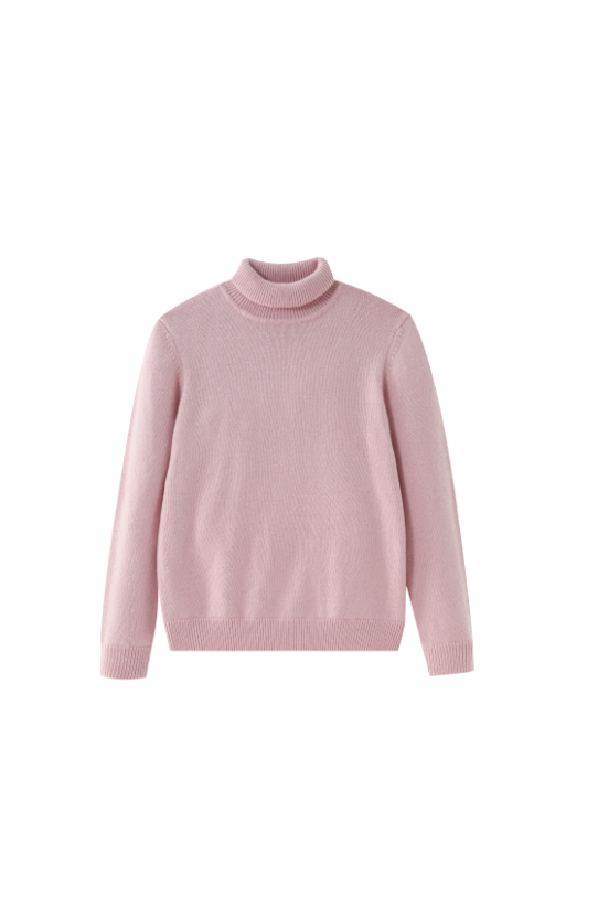 TURTLENECK SWEATER-PINK