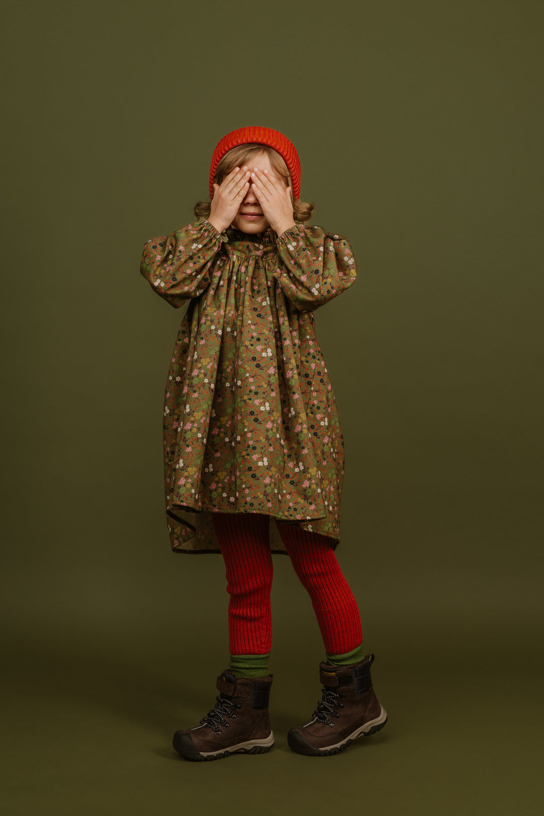 Corduroy Dress Fiorella-Green