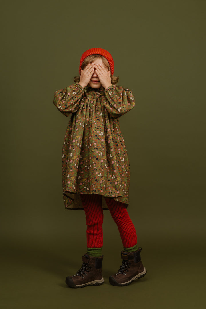 Corduroy Dress Fiorella-Green