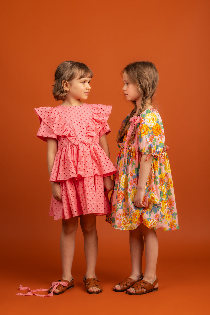 Sadie Dress Cotton-Pink