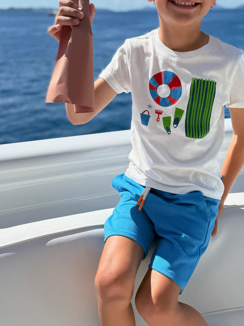 CLASSIC KID SHORTS-French Blue-French Blue