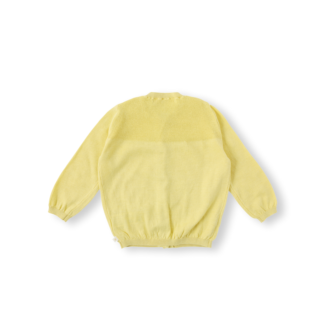 BNU24S45069-Dust Yellow BABY)Lissom Knit Cardigan