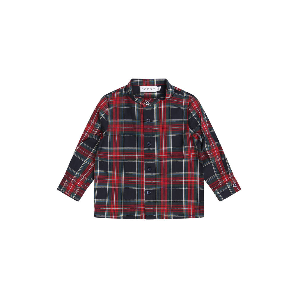 SR250935 - Plaid Dresswear - Boys Blouse
