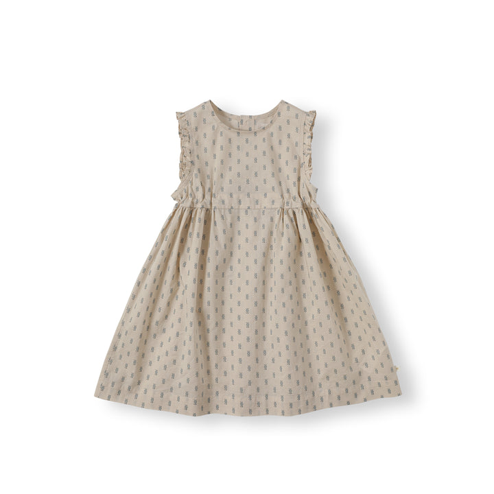 BNG26M1300 MANON FRILL DRESS - BLUE