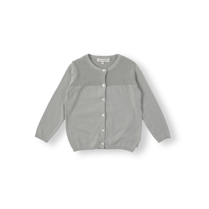 BNI26SCR089 LISSOM KNIT CARDIGAN - BLUE GRAY