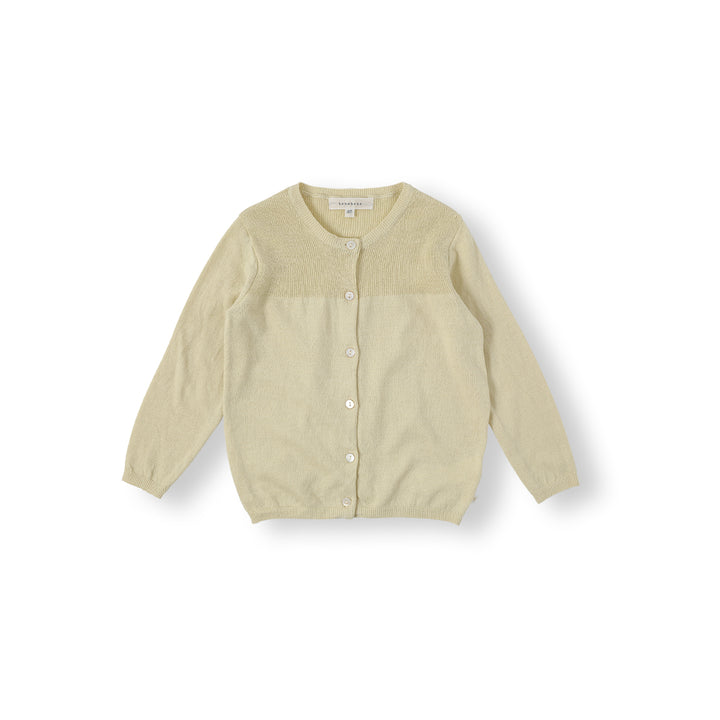 BNI26SCR089 LISSOM KNIT CARDIGAN - DUSTY YELLOW