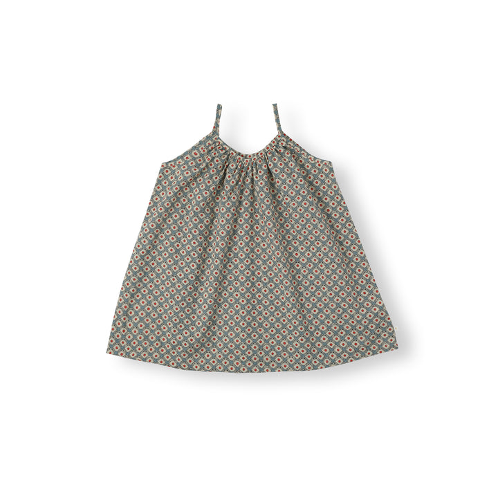 BNG26M130 RHOMBUS DRESS - BEIGE