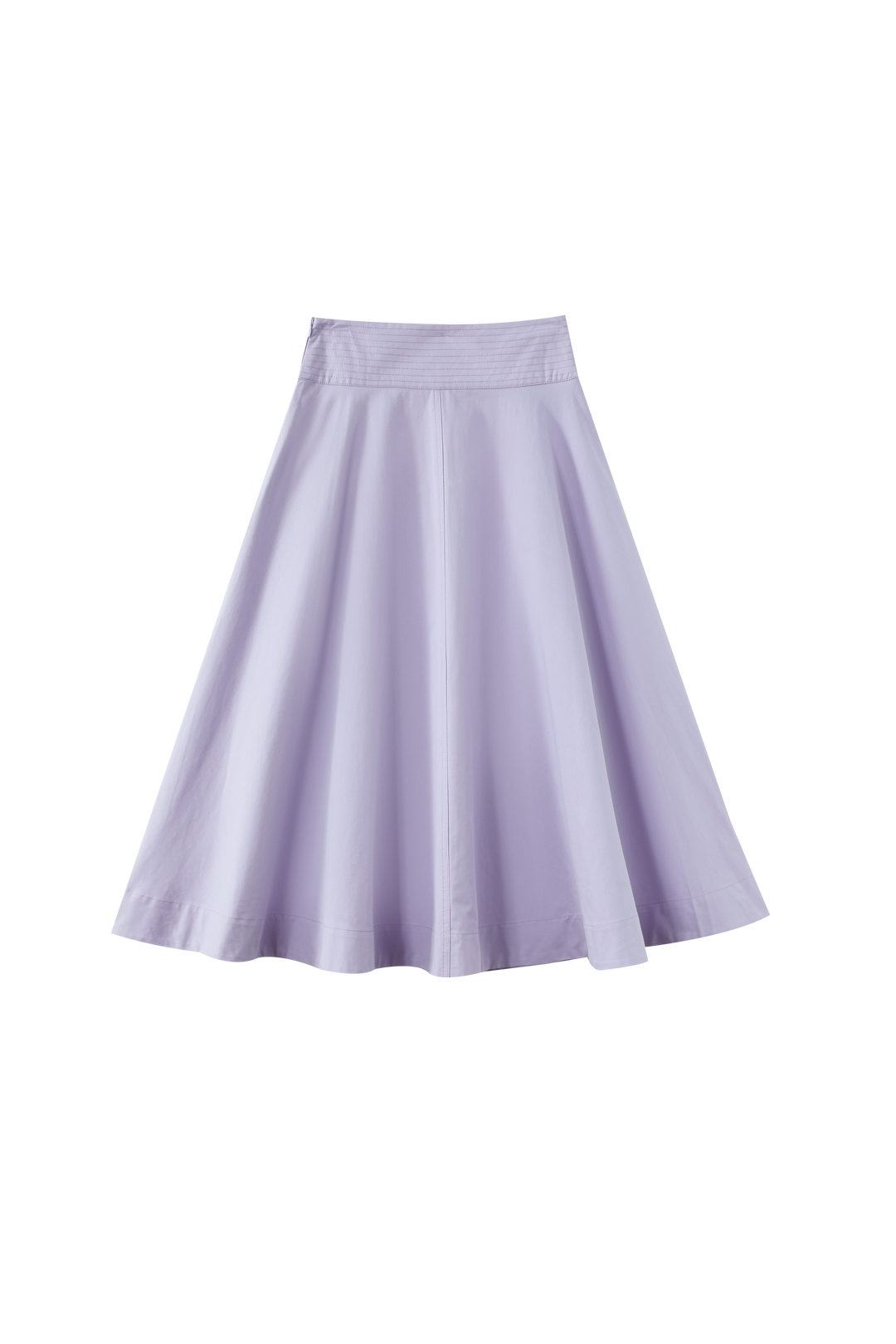 YOKE CIRCLE SKIRT-LAVENDER
