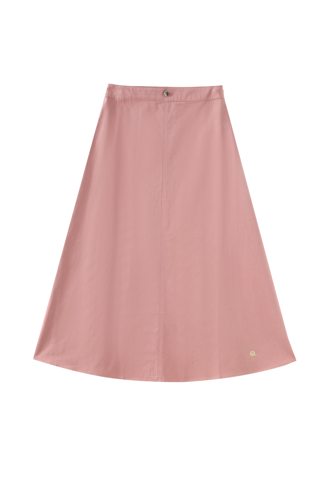 MIDI CIRCLE SKIRT-SHERBET