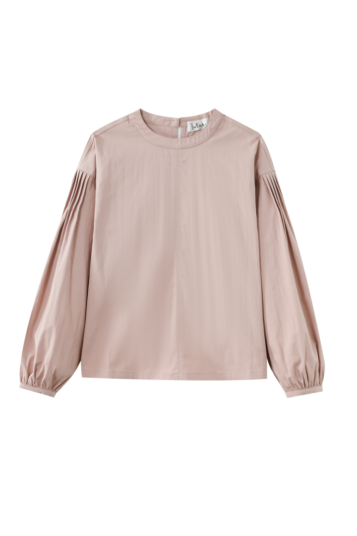 DROP SHOULDER BLOUSE-SHERBET