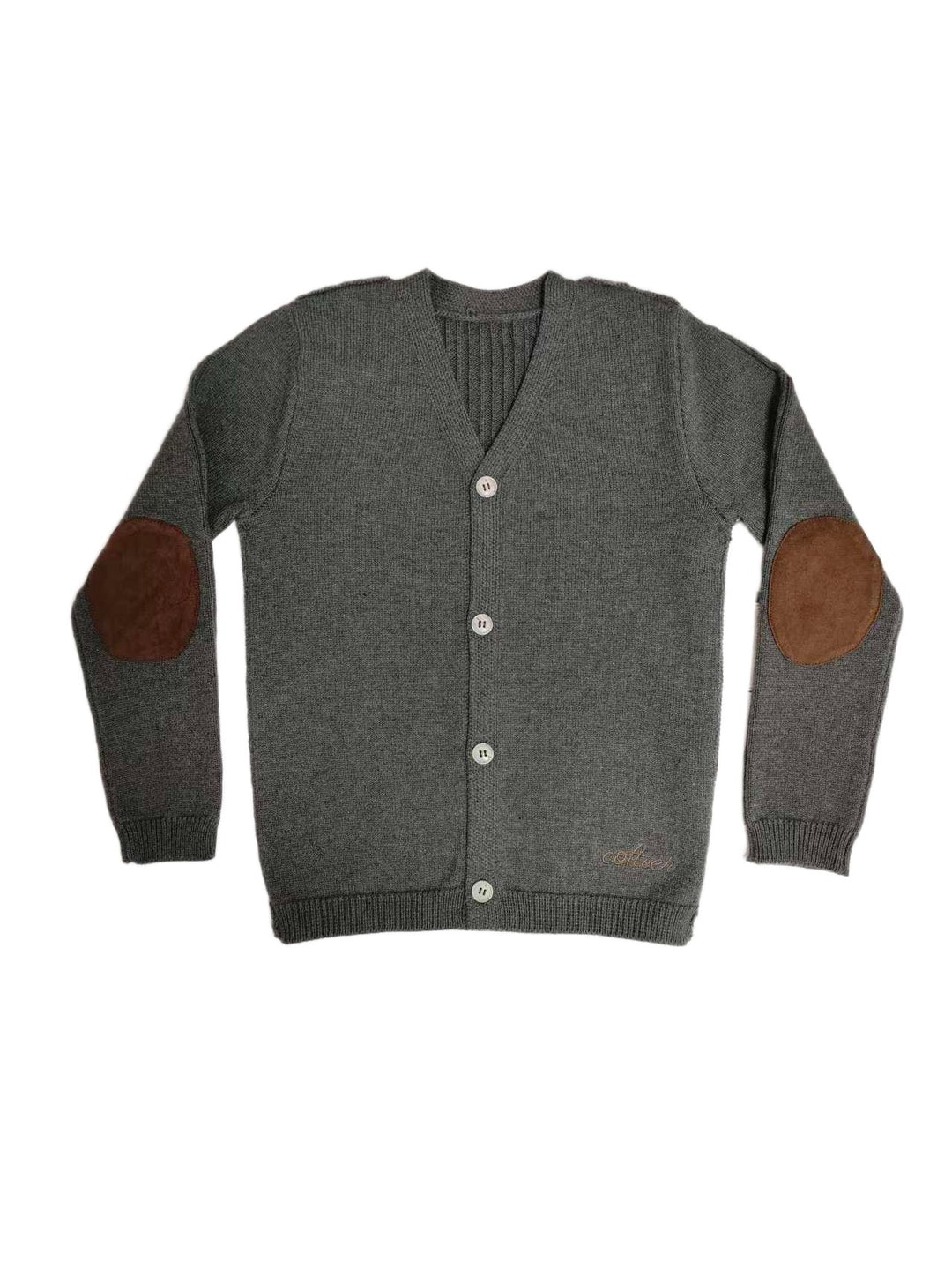 J402 Elliot Knit Cardigan - Grey