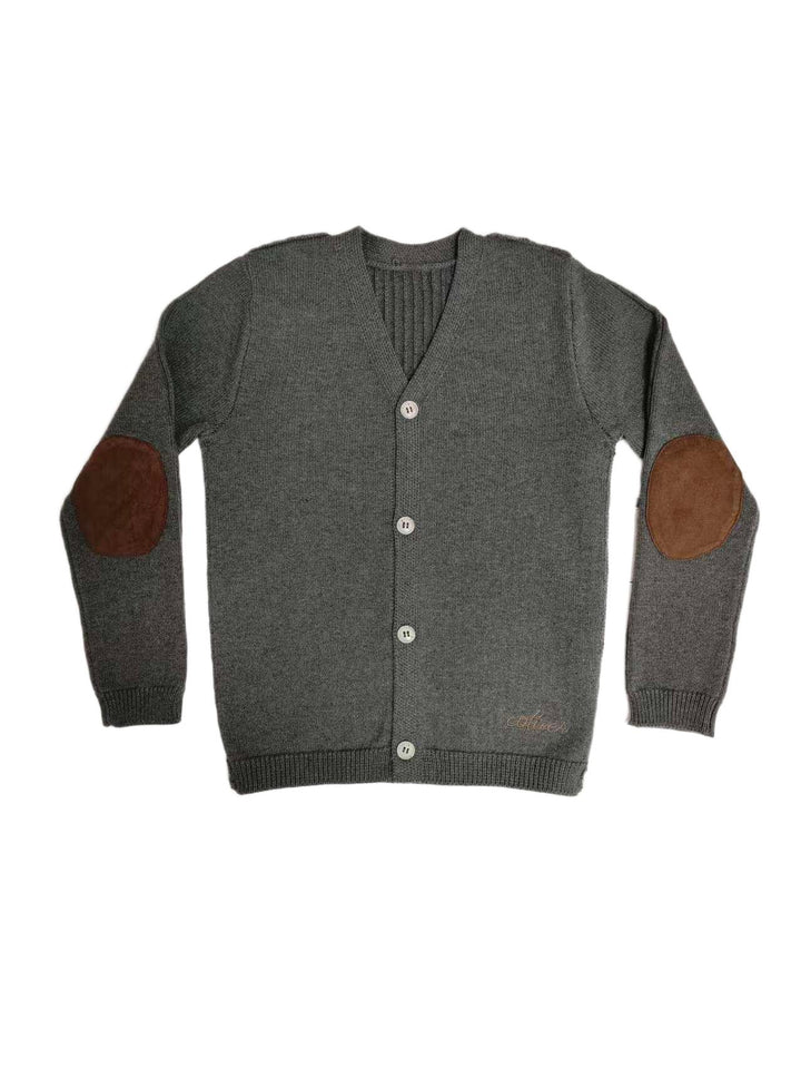 J402 Elliot Knit Cardigan - Grey