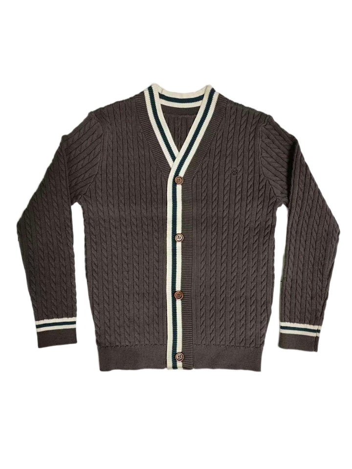 J404 Oz Knit Cardigan - Cocoa
