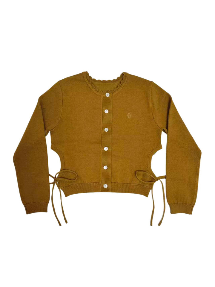 J409 Stella Cardigan - Mustard