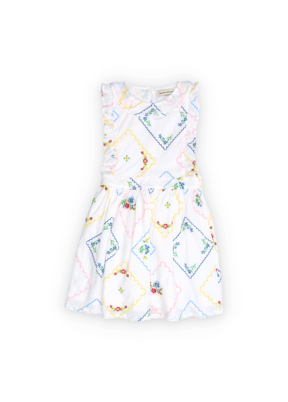 Jacinthe Dress -Flower Embroidery