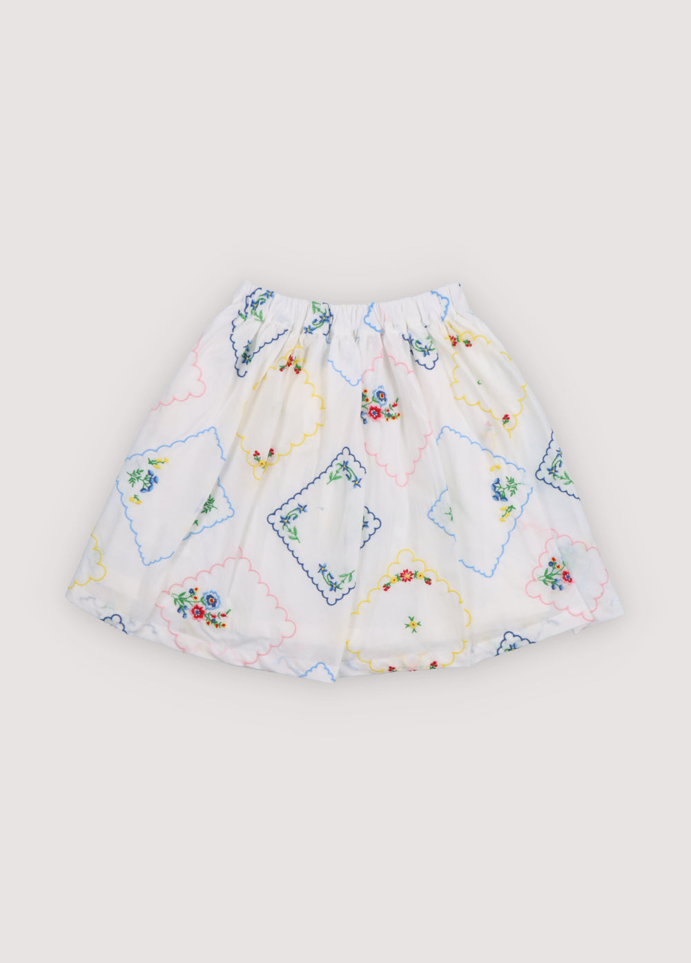 Jacinthe Special Skirt -Multicolor Embroidery