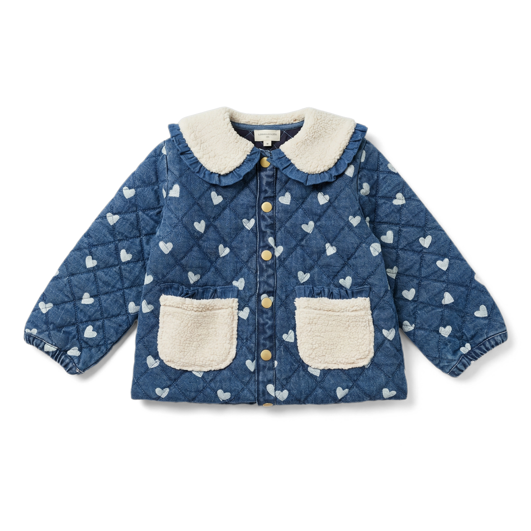 W267003 JACKET CARDI LIGHT DENIM - BLUE