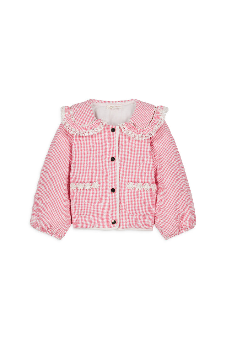 JACKET JOULIA-Pink Fragola Vichy