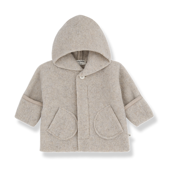 JANNICK-hooded jacket-beige