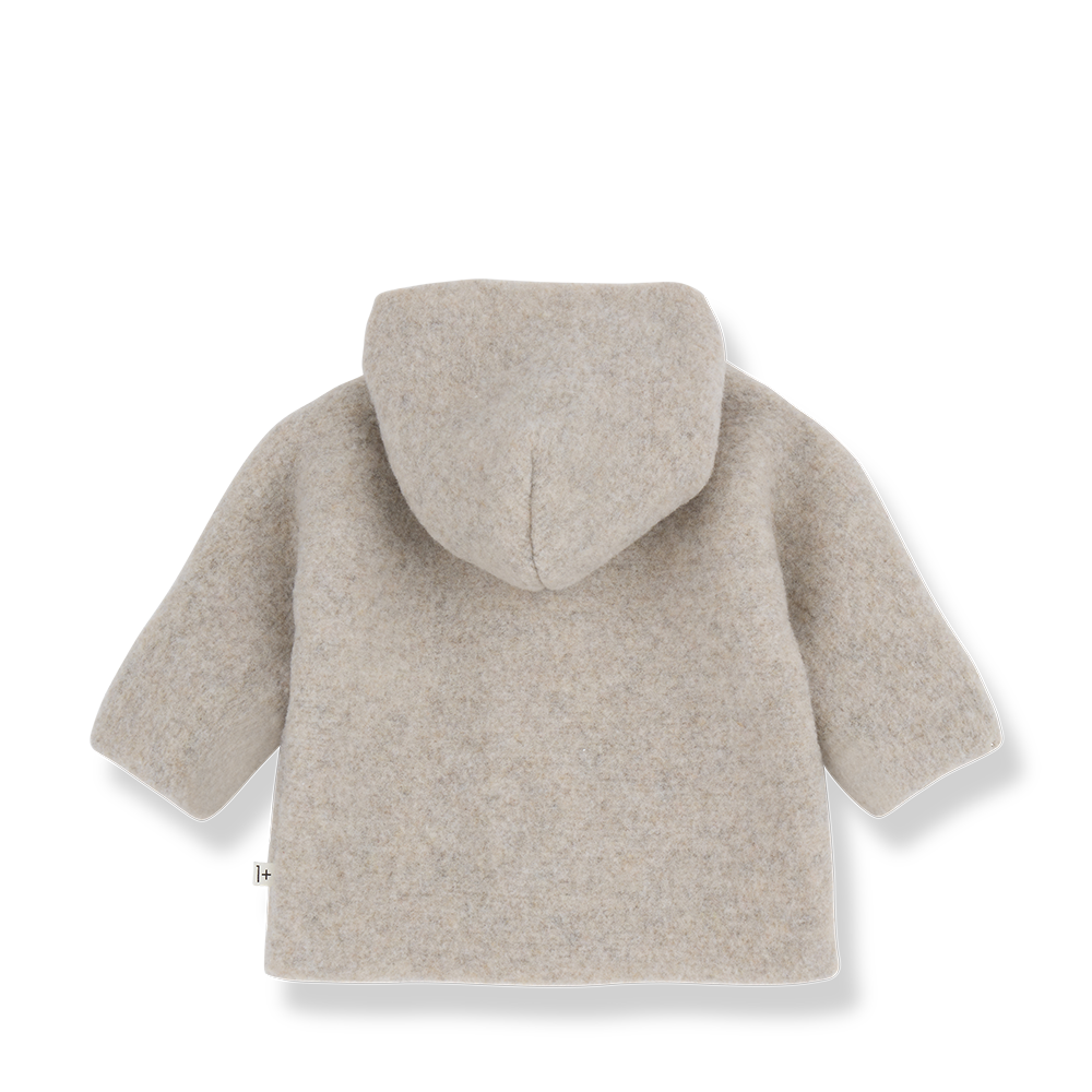 JANNICK-hooded jacket-beige
