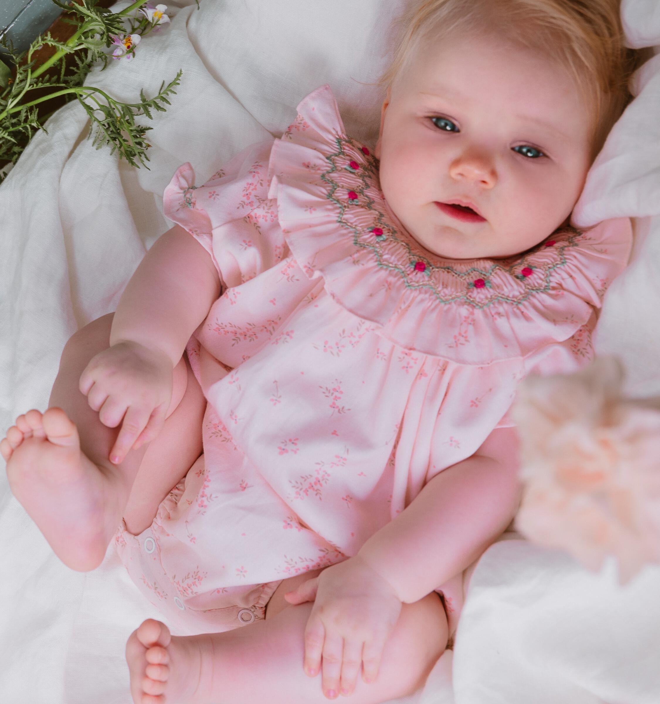 2PCS Newborn Baby Girls Floral Ribbed Romper Dress Heandband Clothes Outfit  Set | eBay