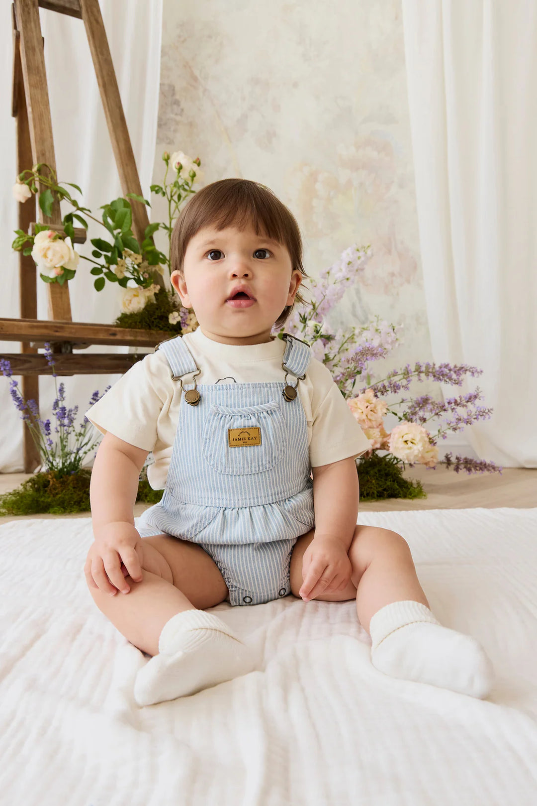 DENVER PLAYSUIT - SUNDAY STRIPE