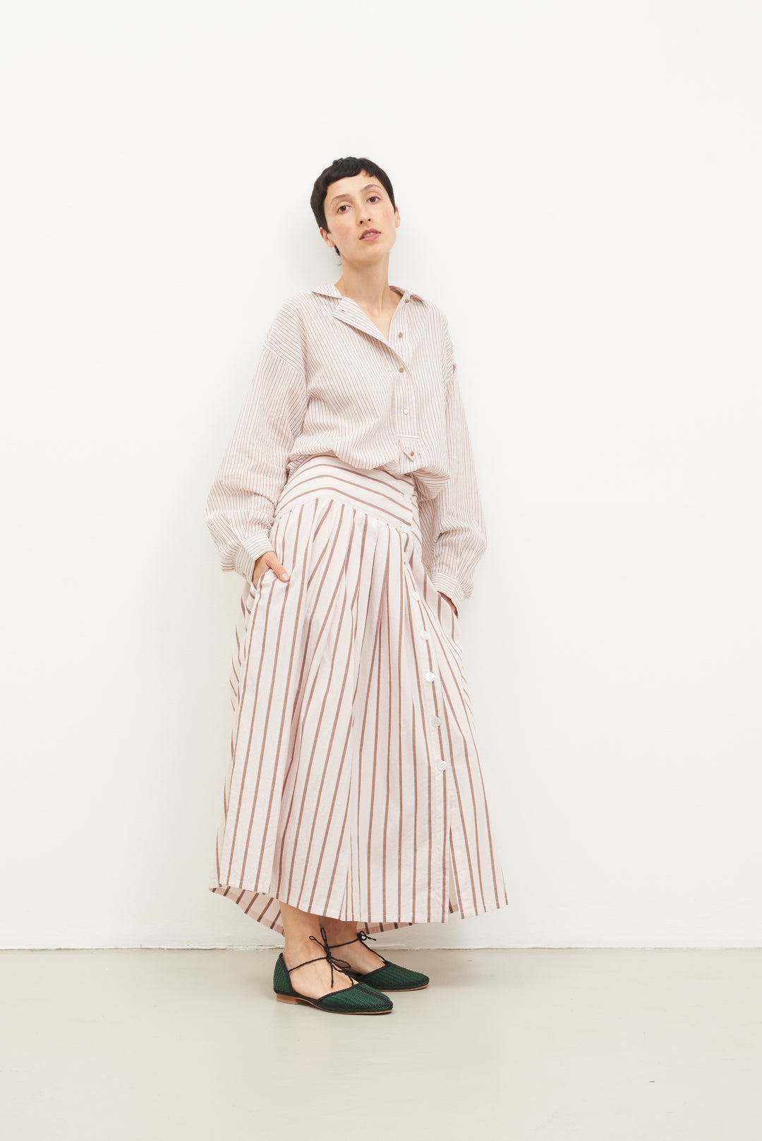 Joyau TC129 Strp + Powder Long Skirt