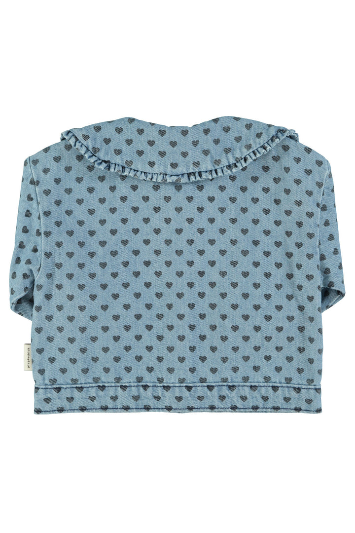 AW25.CT2501-Jacket | Washed blue denim w/ black hearts-washed blue | denim