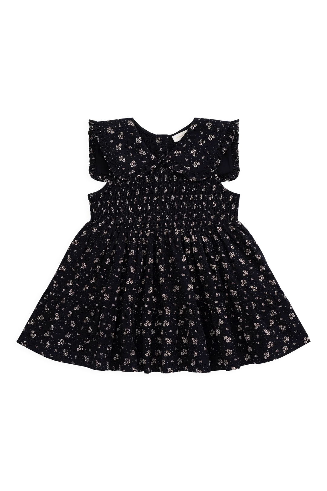J361912065 Organic Cotton Christabel Dress - Maisie Navy