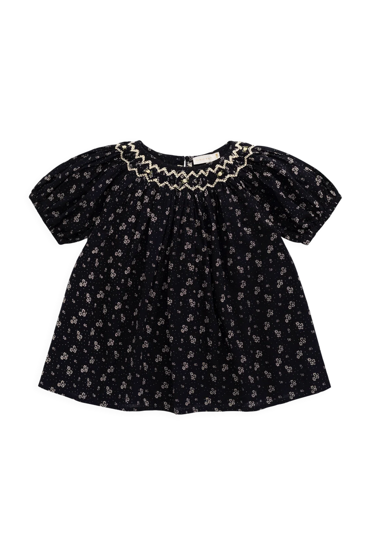 J356712065 Organic Cotton Dominique Dress - Maisie Navy