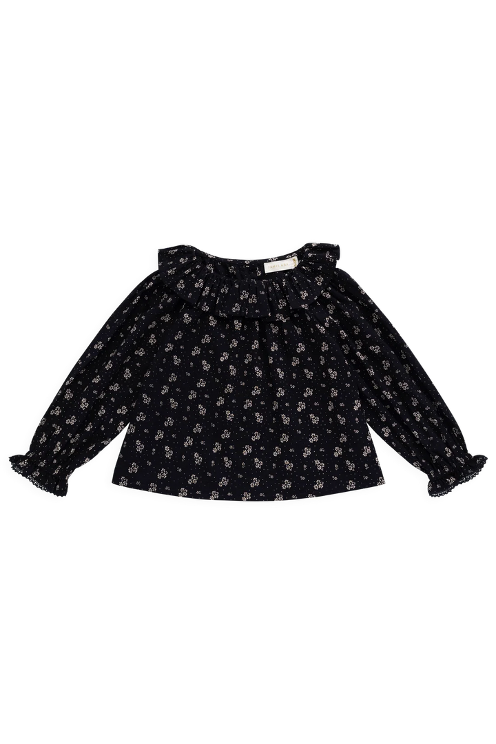 J356912065 Organic Cotton Dominique Top - Maisie Navy