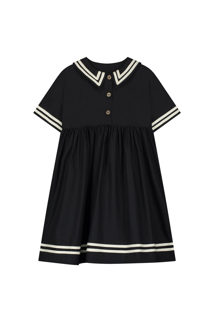 Little Creative Factory Black Sailor Dress 4Y-5Y