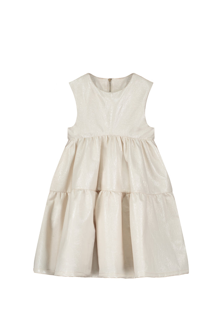 K026A 190-3014 Electra Apron Dress - White