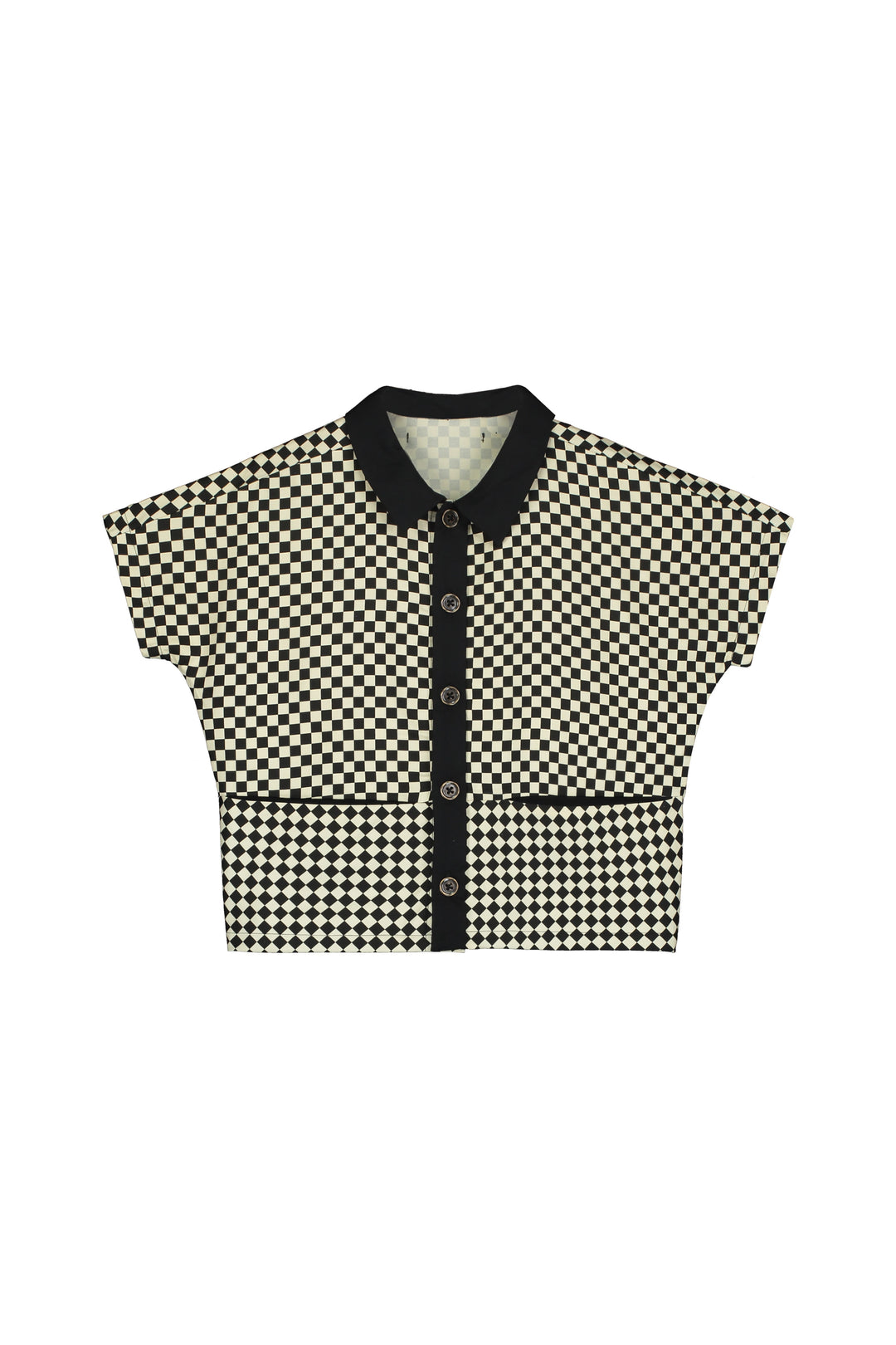 Chess Shirt-Black/Cream