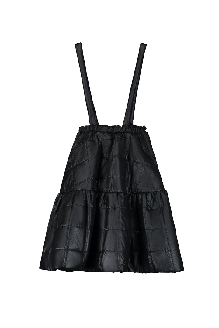 Wind Dungaree Skirt-Black
