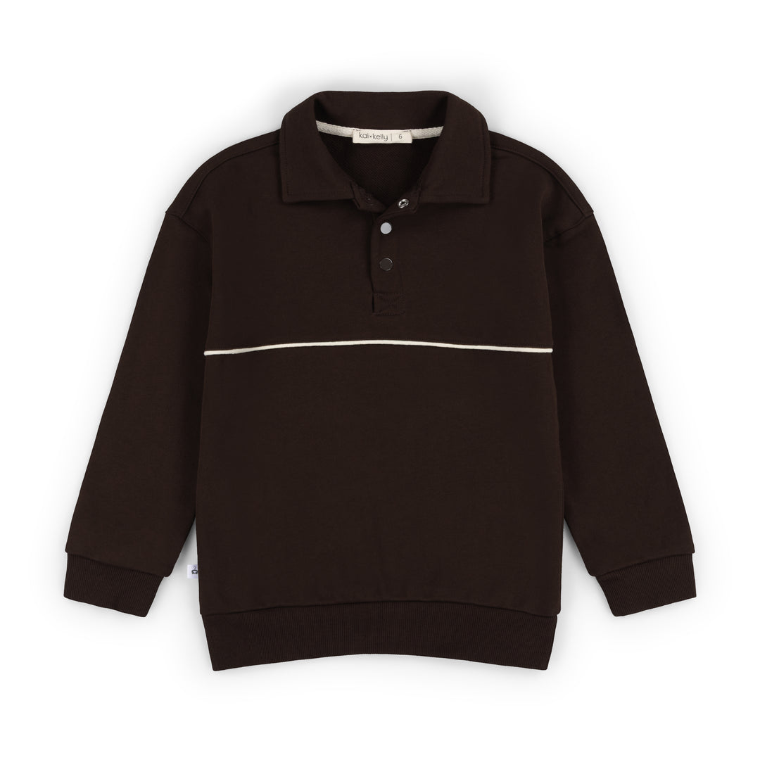KK26-690 Track & Field Polo Cocoa