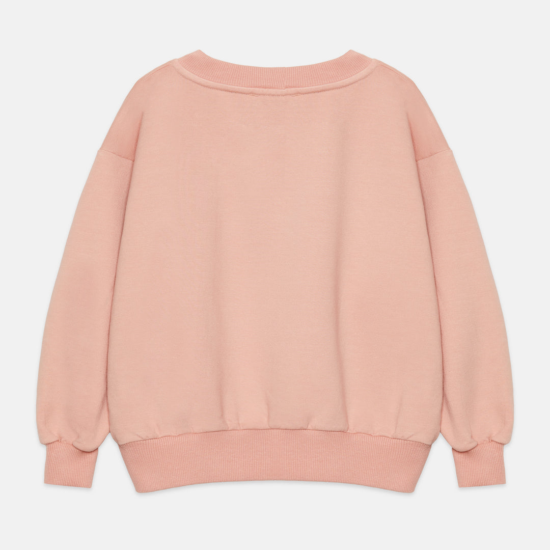 EXCLUSIVE SLIDE SWEATSHIRT IN PINK - PINK