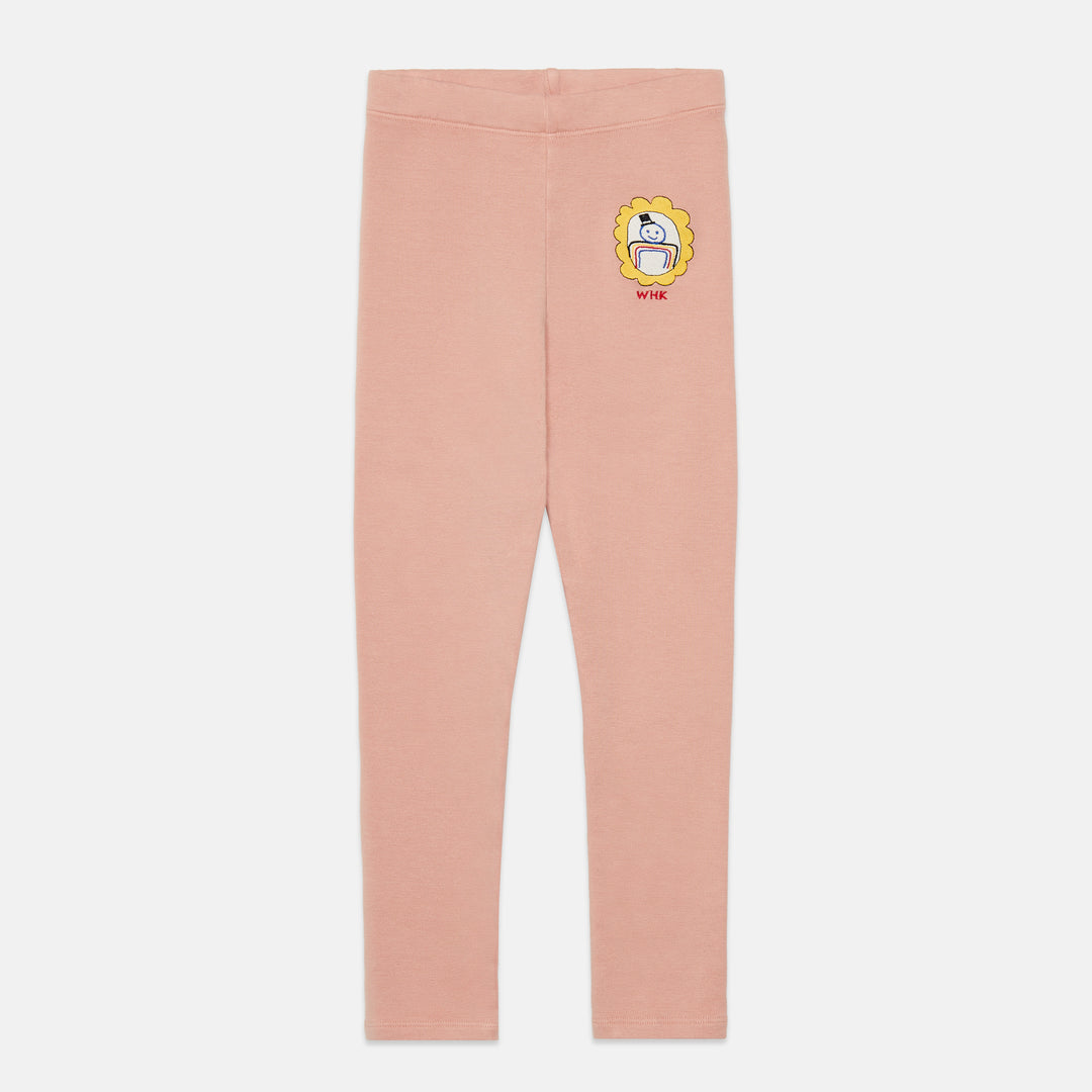 K26874 TOWN MAYOR FLEECED LEGGINGS PINK