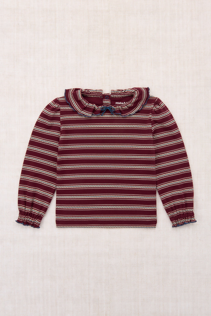 K3114F26-0E4 PATTIE TOP - CAMBRIDGE SGRAFFITO