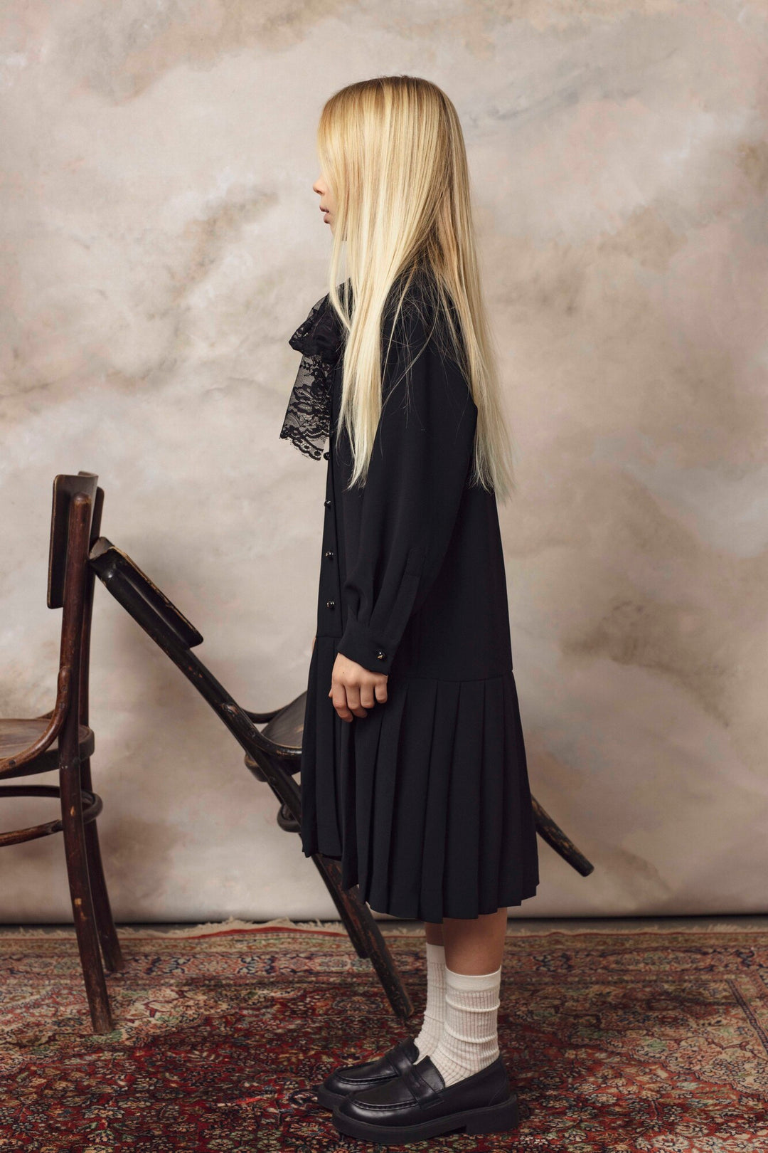 SPRAY DRESS BLACK GALA