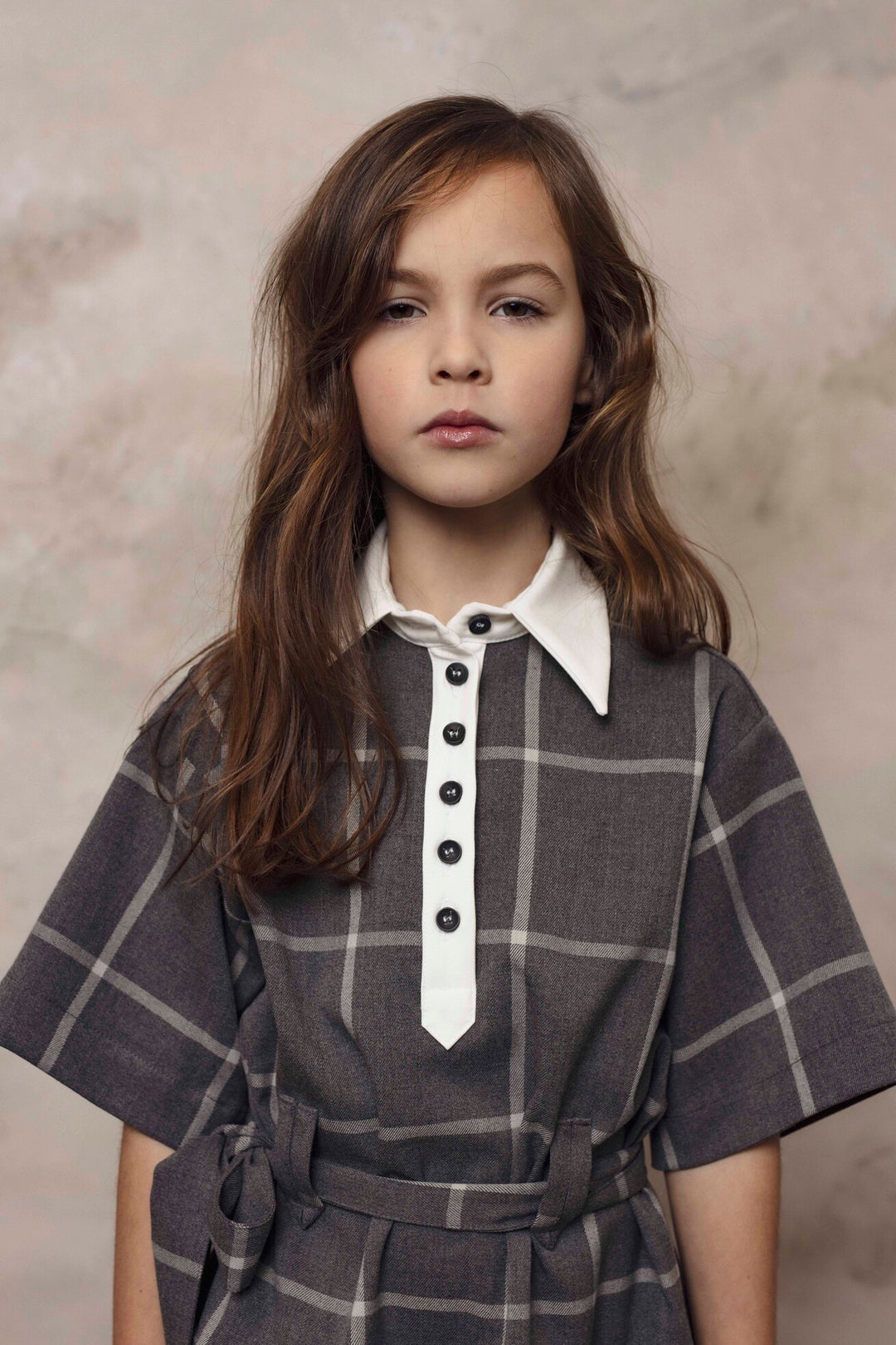 DROP DRESS GREY SQUARE