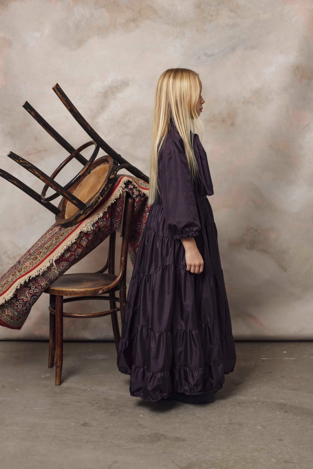 BREATH DRESS BURDUNDY WITH BELT