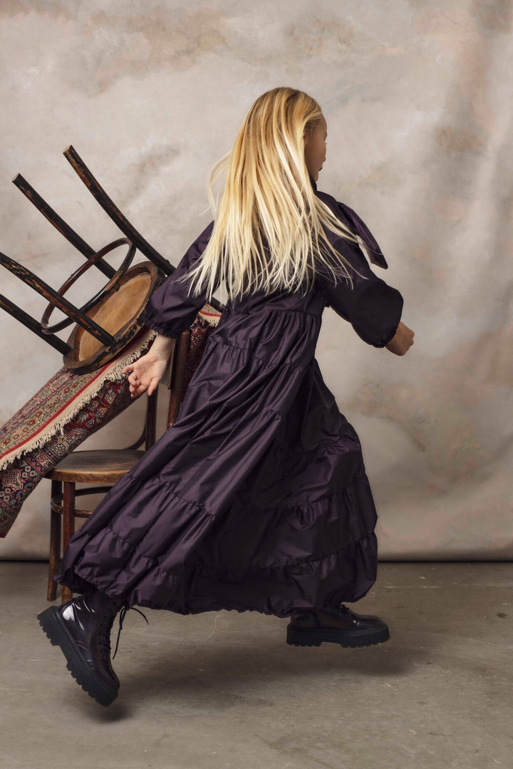 BREATH DRESS BURDUNDY WITH BELT