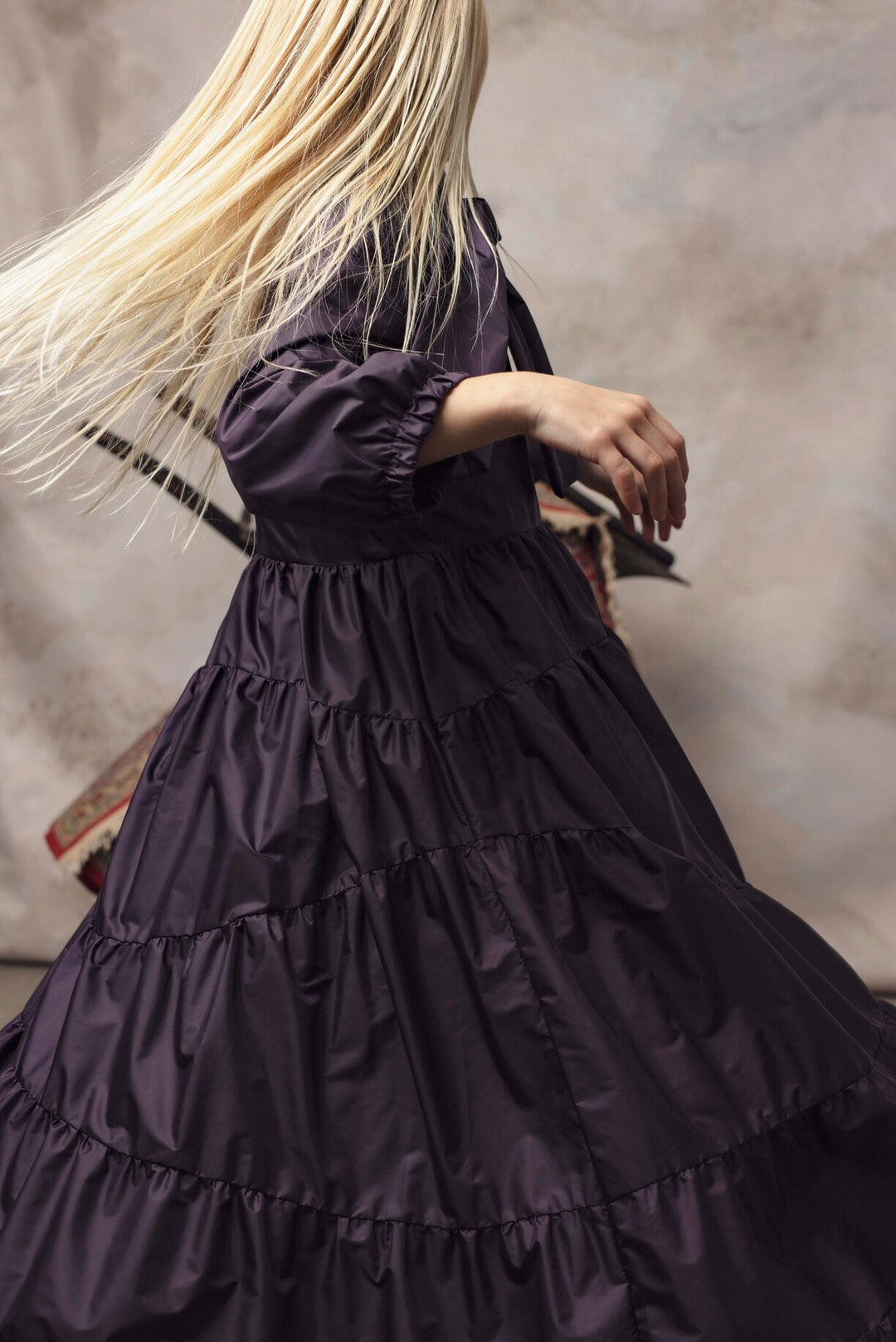 BREATH DRESS BLACK WITH BELT