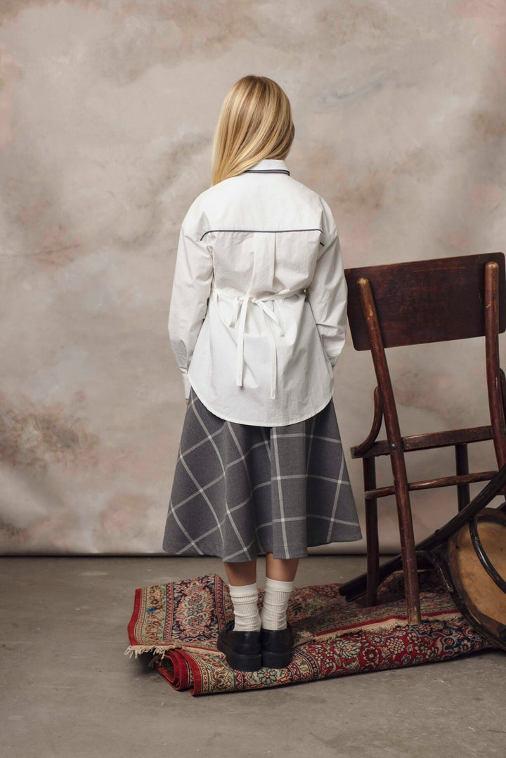 NUMB SKIRT GREY SQUARE