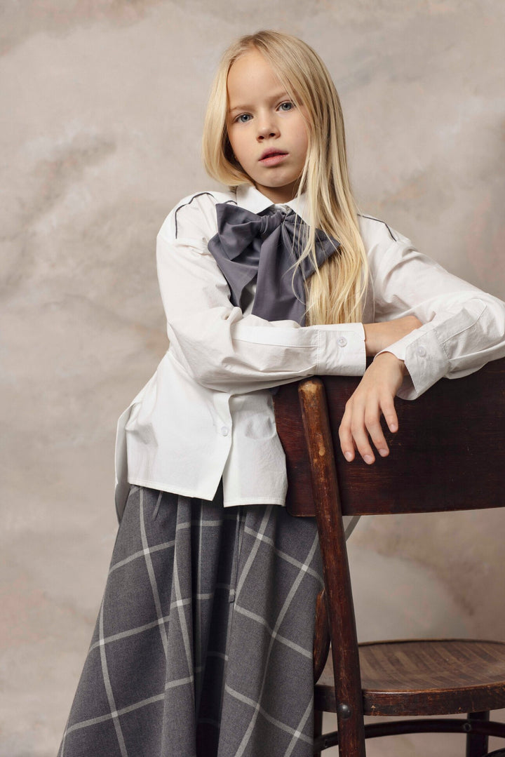 NUMB SKIRT GREY SQUARE