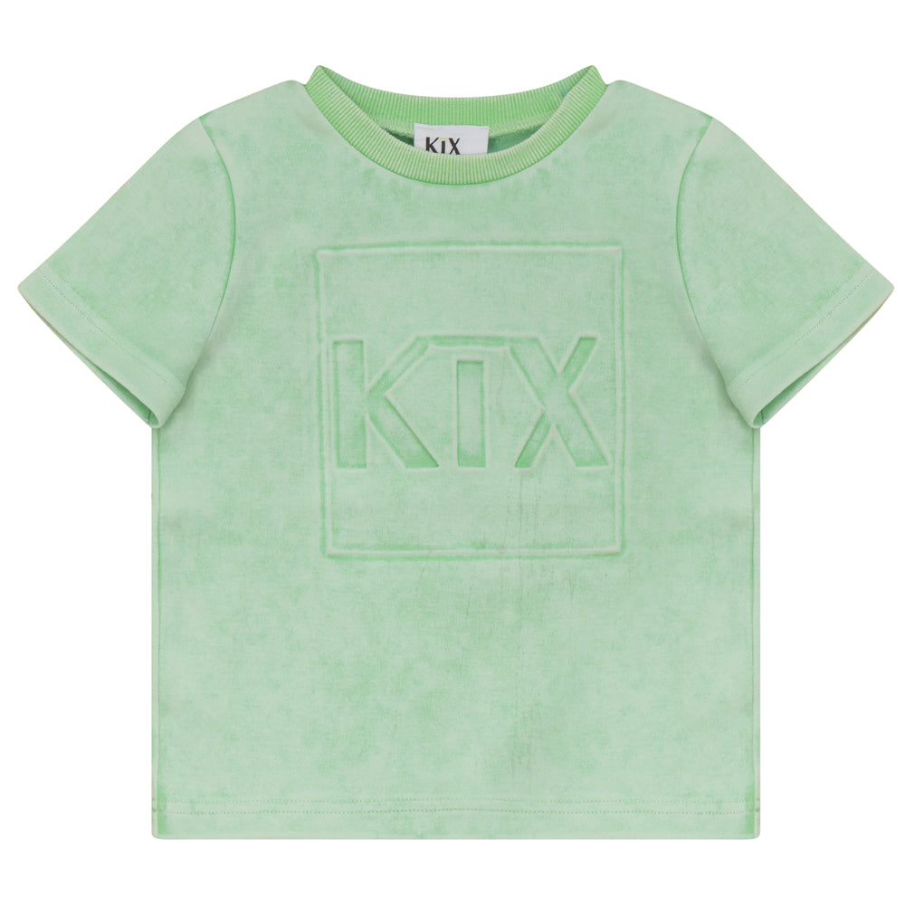 K5224-EMBOSSED T-SHIRT-WASHED MINT