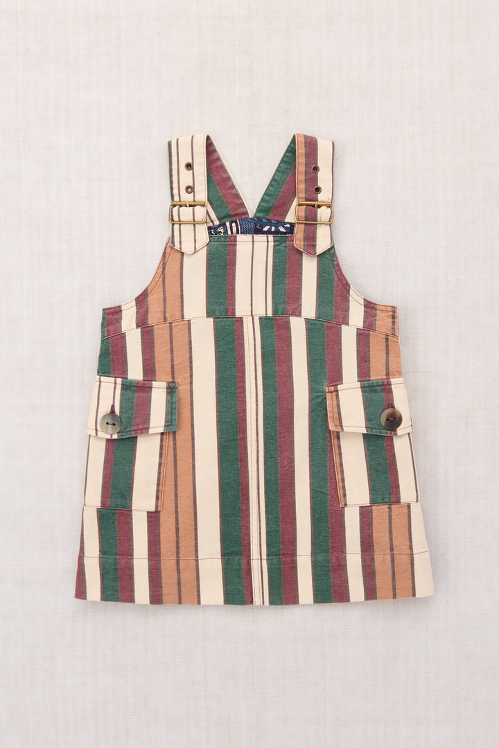 K5239F26-1BA CANVAS BUCKLE JUMPER DRESS - STRING AFTERSCHOOL STRIPE