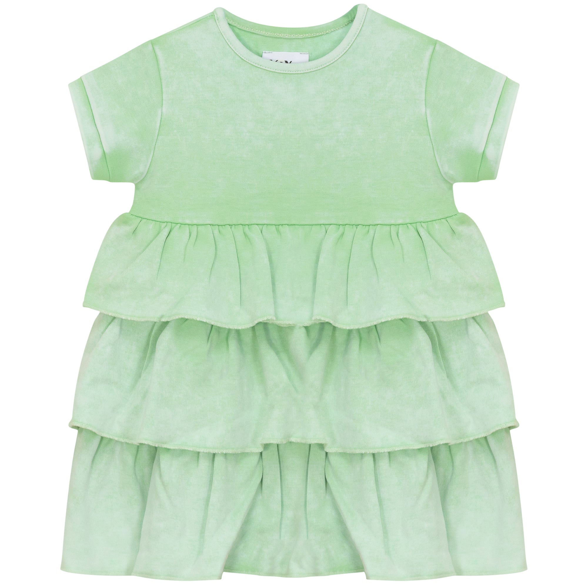 K5502-LAYERED DRESS-WASHED MINT – whoopikids
